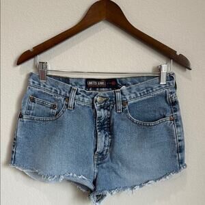 Limited Jeans Light Wash Vintage Cutoff Jean Shorts 30x2" Size 10